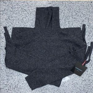 Cynthia Rowley Dark Grey Turtleneck Sweater